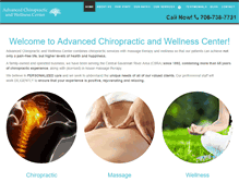 Tablet Screenshot of chiropractic4augusta.com